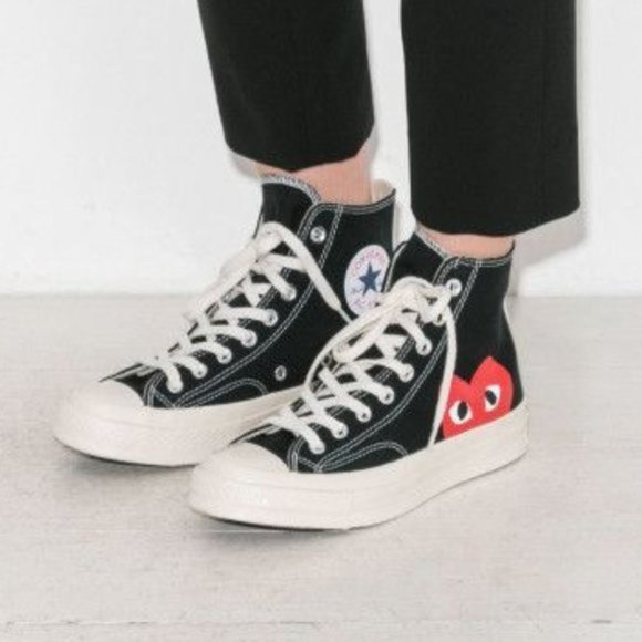 Comme des Garcons Shoes - Comme Des Garcons x Converse Black Play High Top